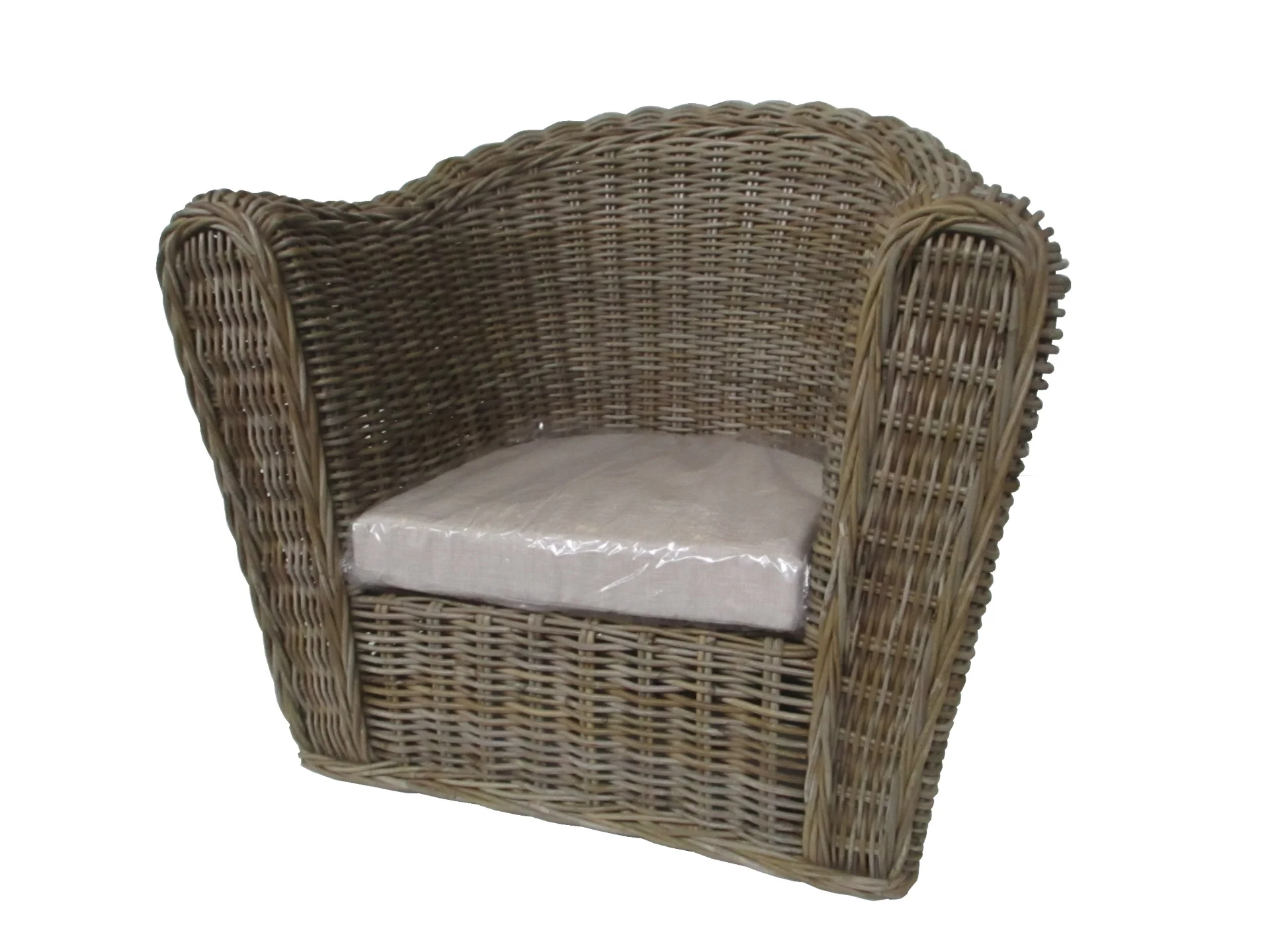 Poltrona in rattan naturale vimini  Tempio - 4