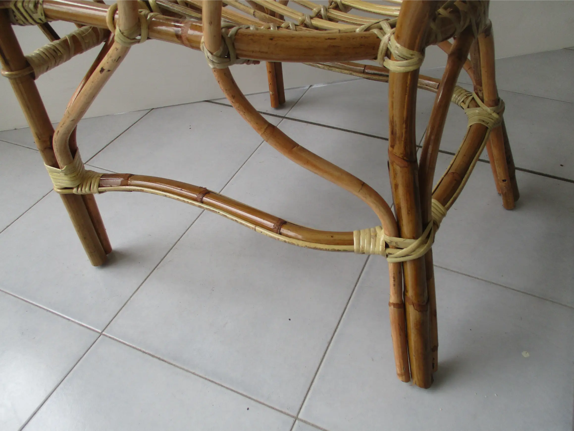 Poltrona Sole in rattan naturale vimini  – Eleganza Radiosa in Rattan e Manao Rinforzato - 5