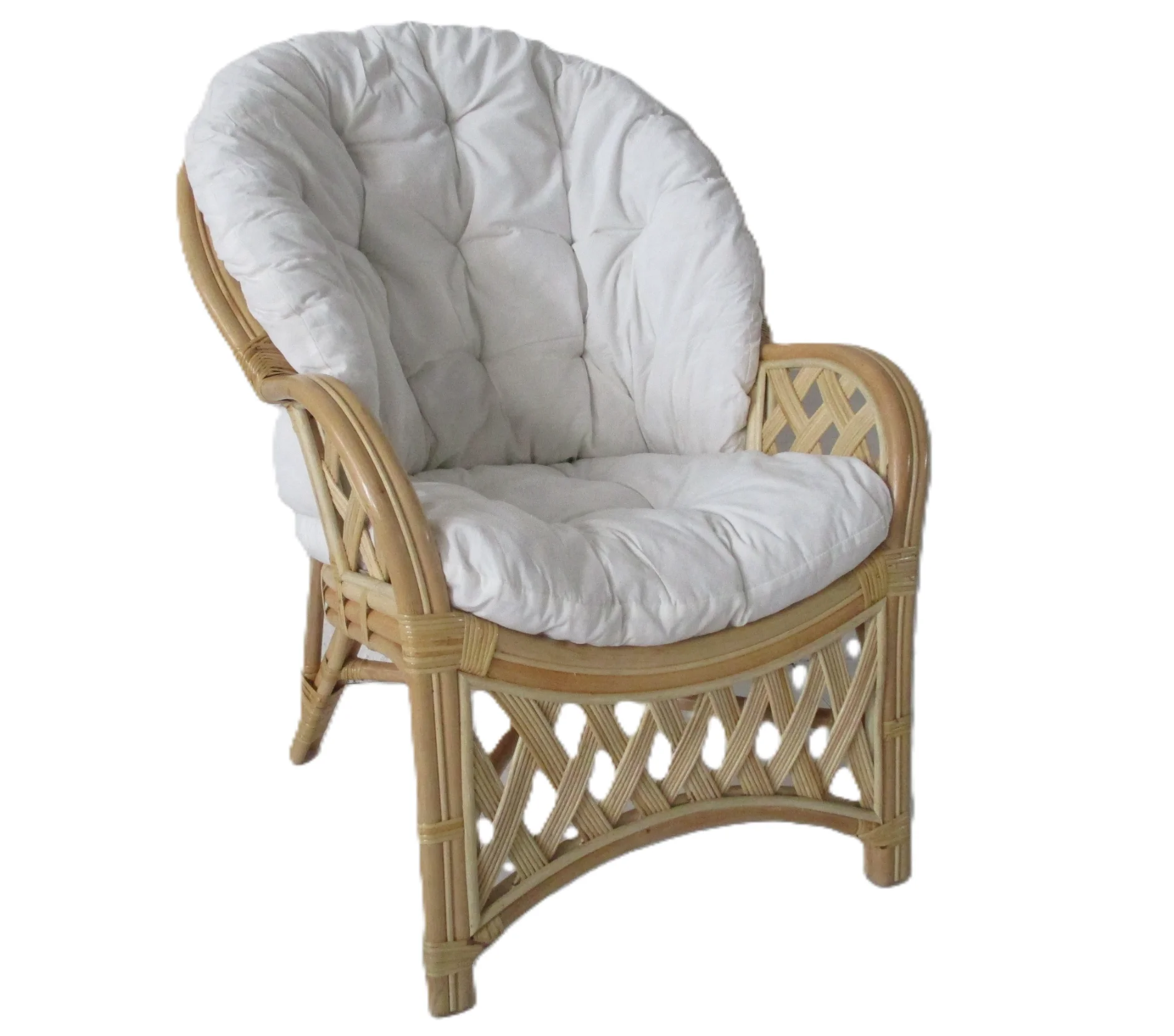 Salotto rattan naturale  vimini  Brazil 4 posti - 3