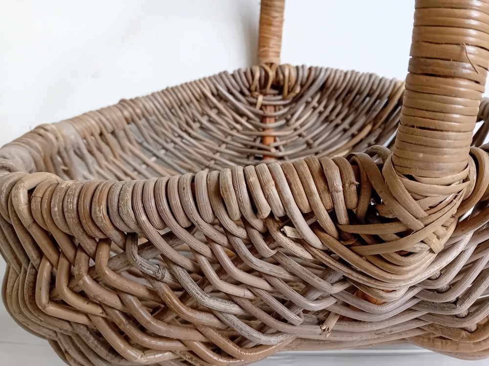 cesto vimini intreccio in kubo grey art ck7023/2