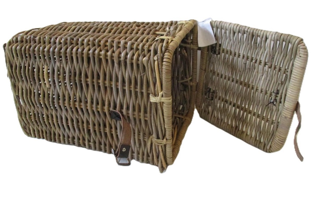 Cesto Porta Biancheria in Giunco Cm 30x30x42 H