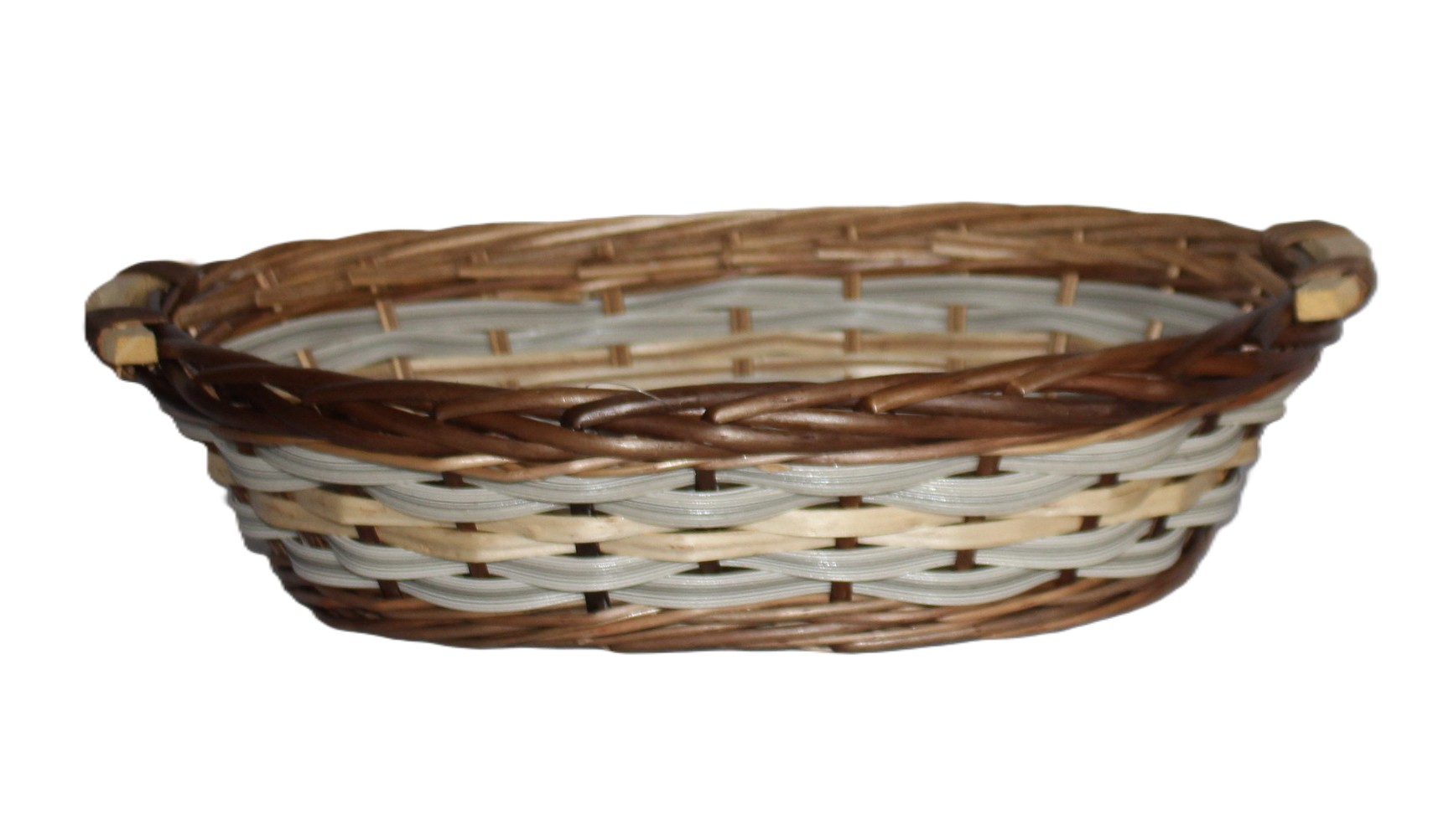 cesto vimini ovale cm 48x36x12 H art 83678 b