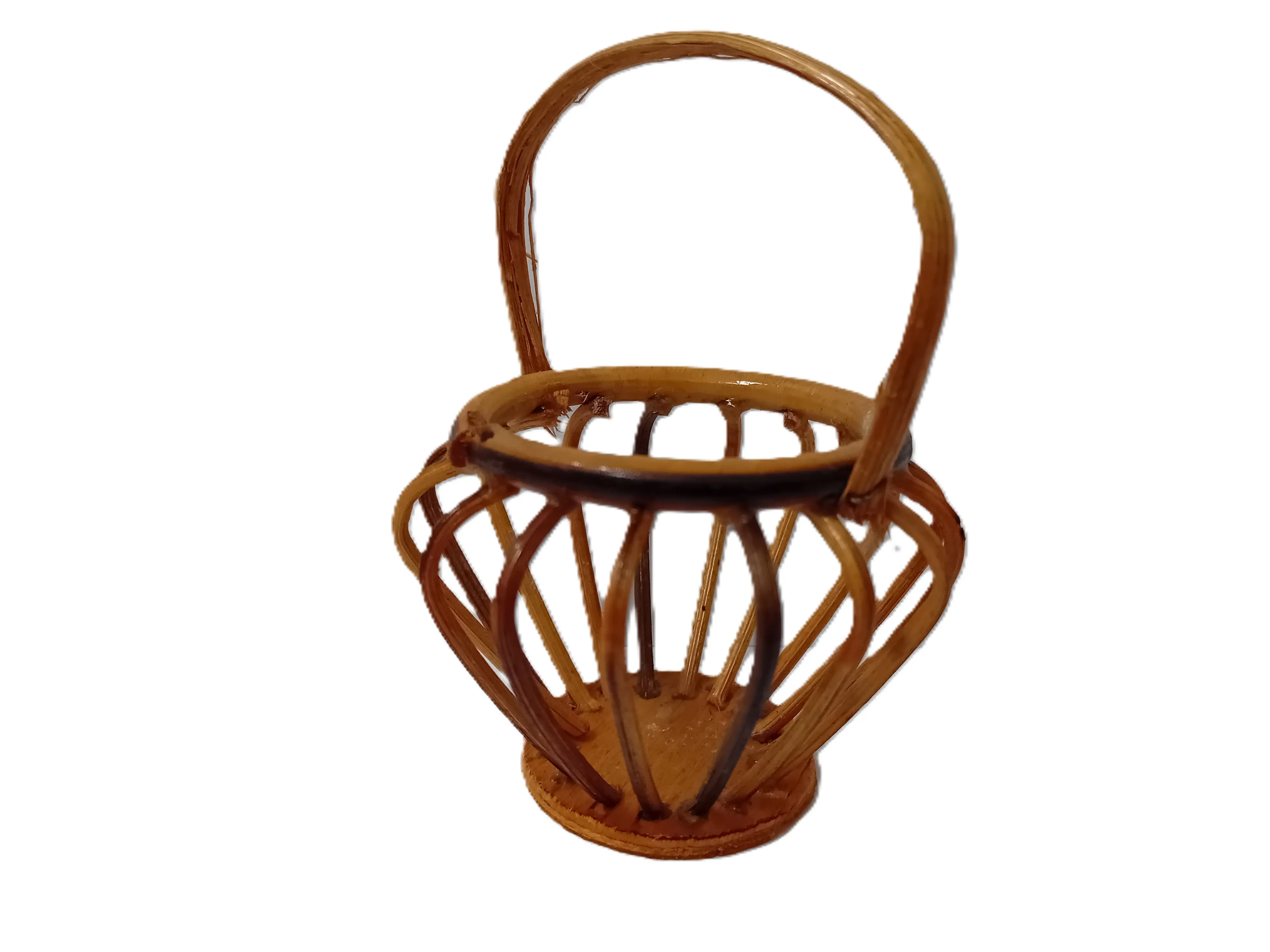 cestino bomboniera in rattan