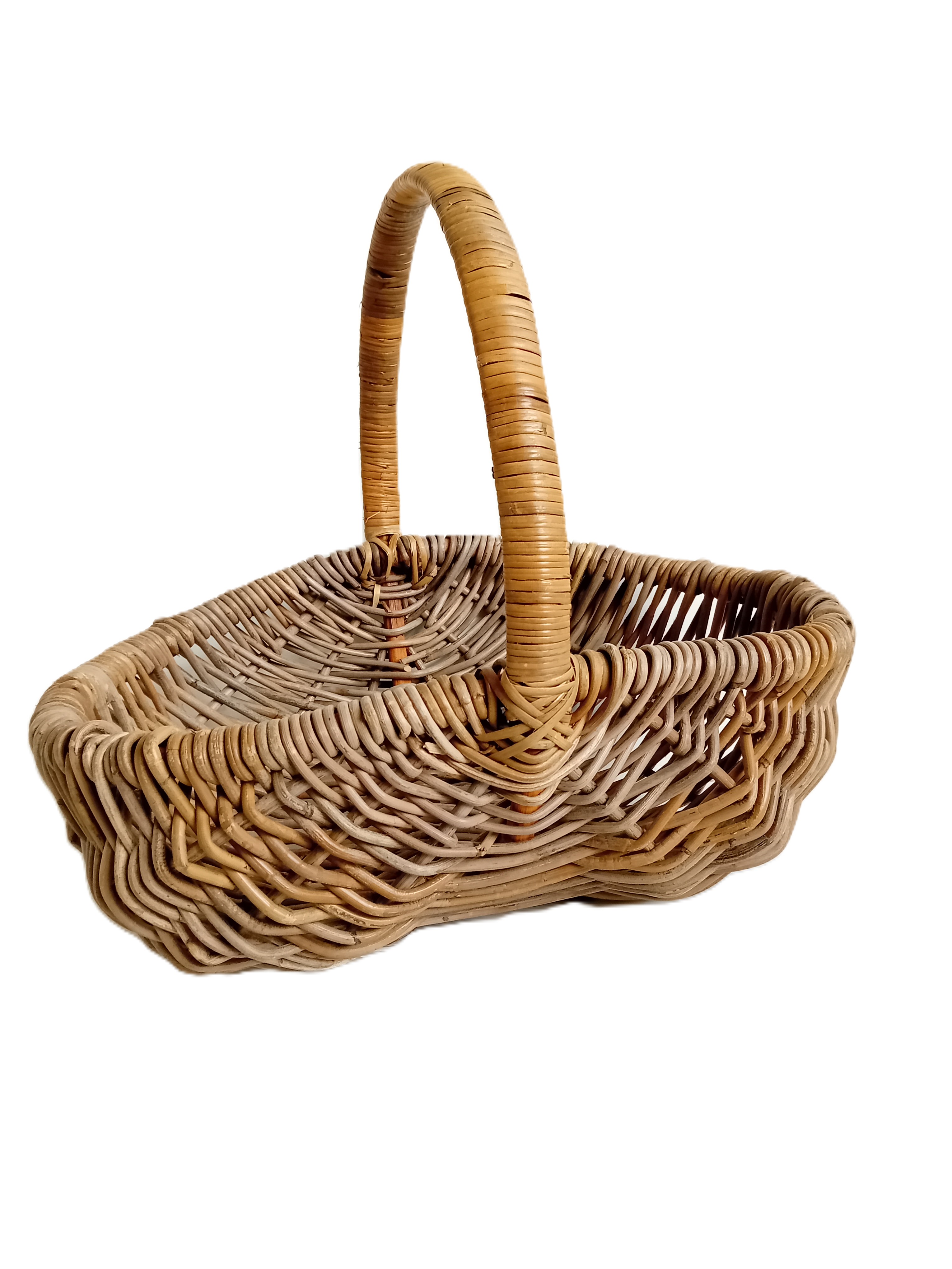 cesto vimini intreccio in kubo grey art ck7023/2