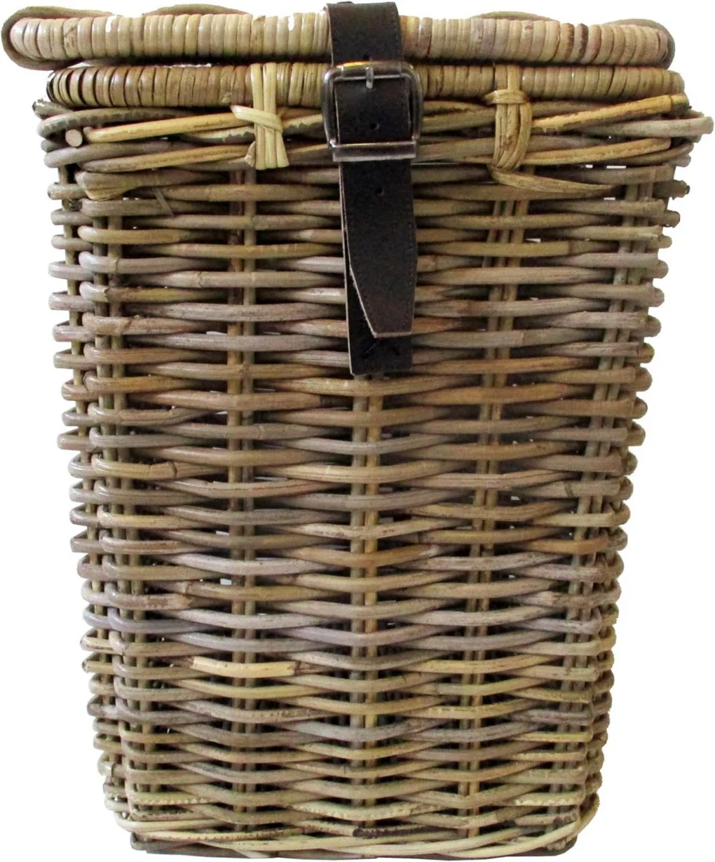 Cesto Porta Biancheria in Giunco Cm 30x30x42 H