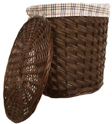 Cesto Porta Biancheria Ovale Cm 47x40x50 H