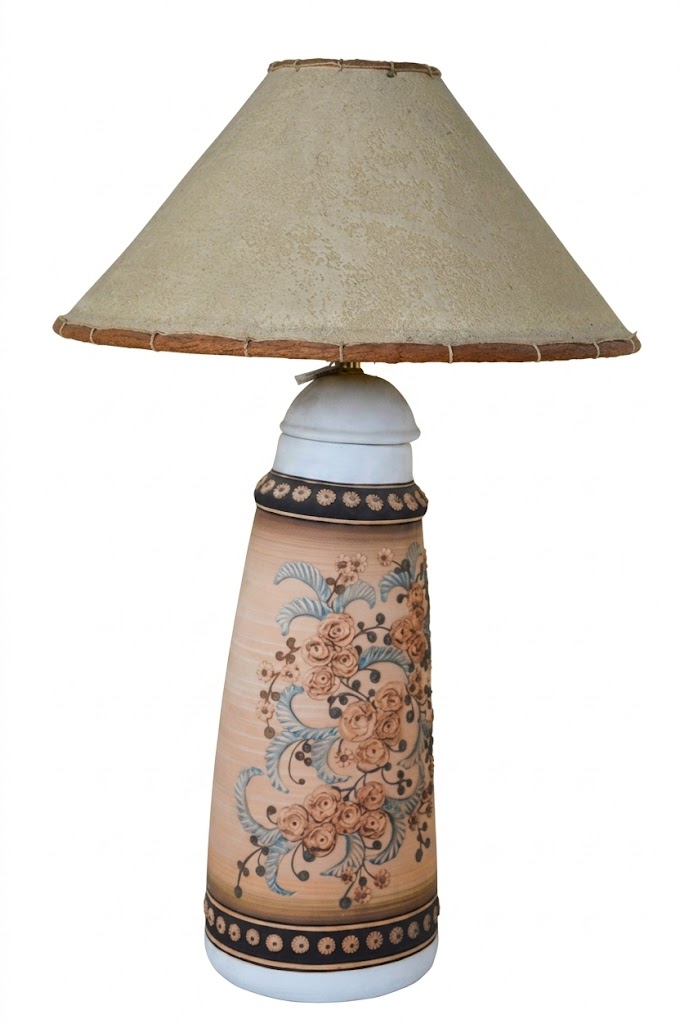 lampada da tavolo in terra cotta 2
