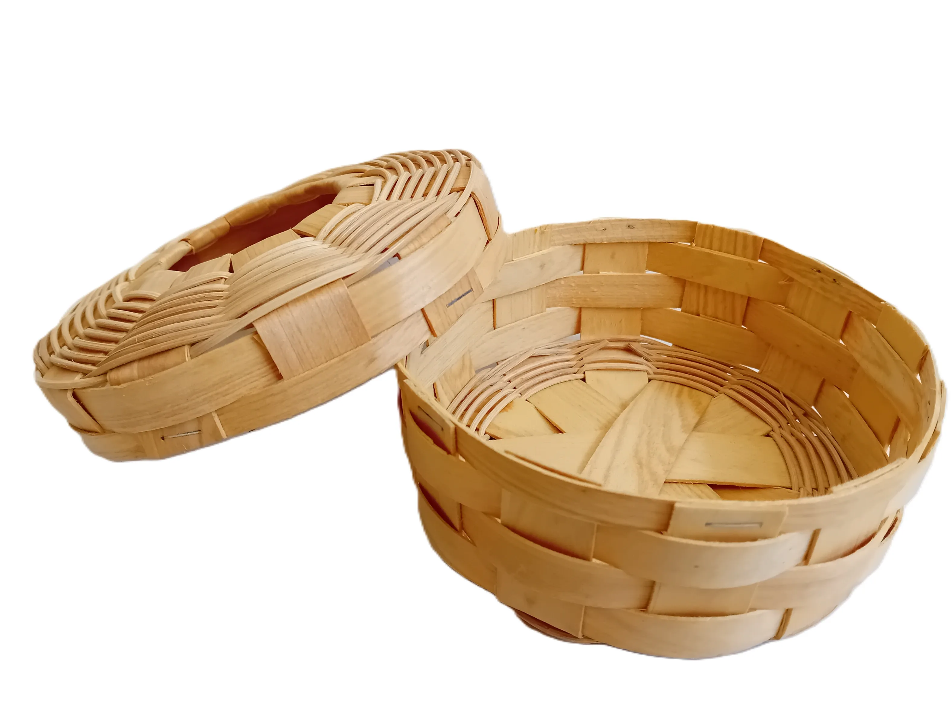 cestino scatola in bambu cm 18x9,5 H (adatta anche per formaggi )