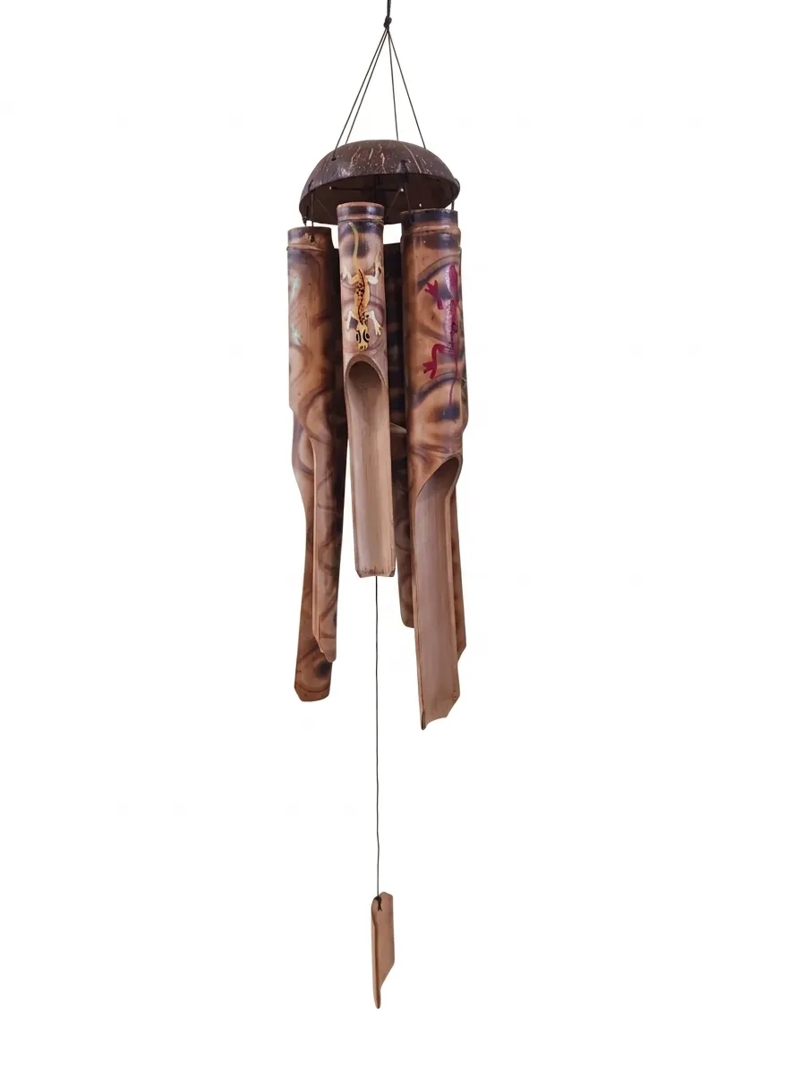 Scaccia Guai Bamboo e Cocco - Geco – 48 cm