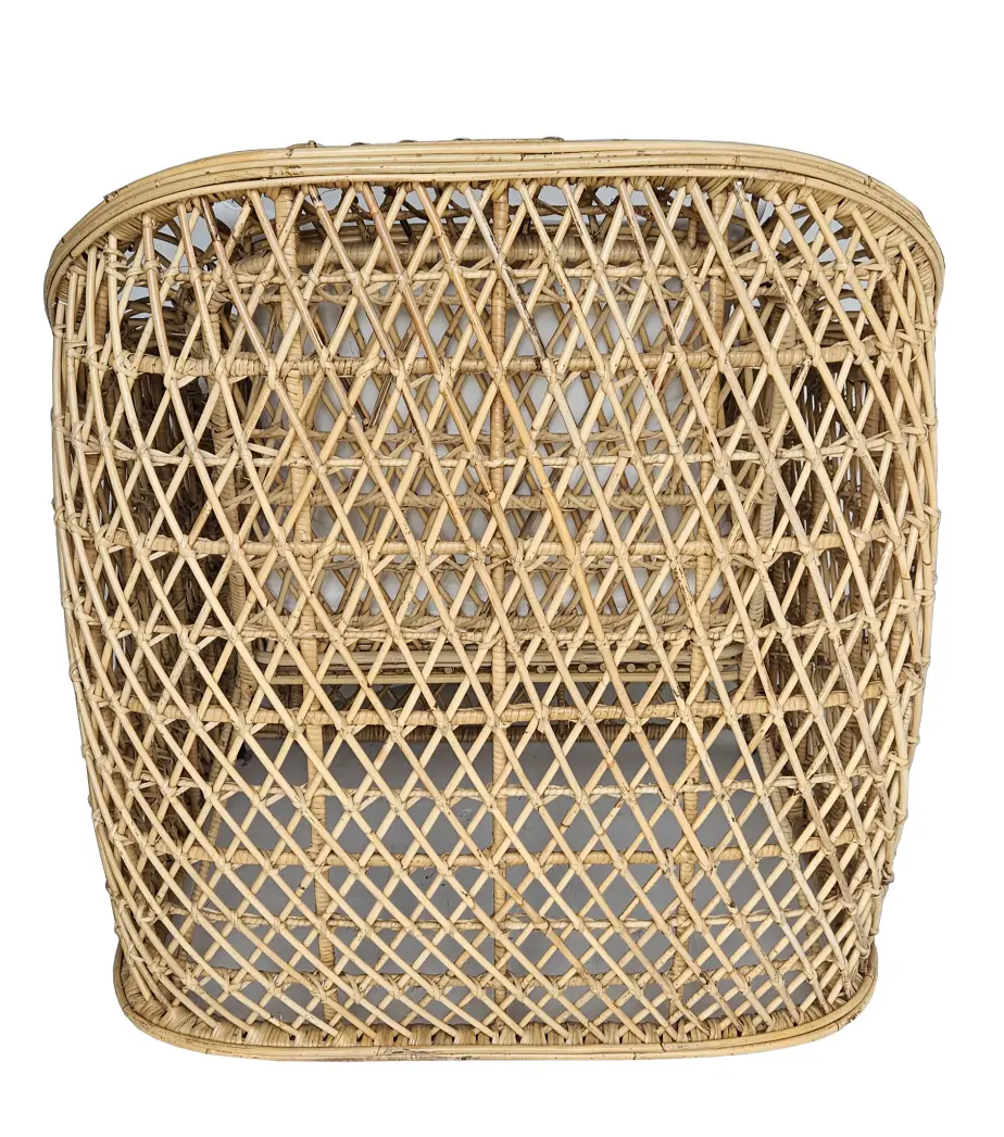 Poltrona Giava Design - intreccio in Rattan Naturale e Vimini - 4