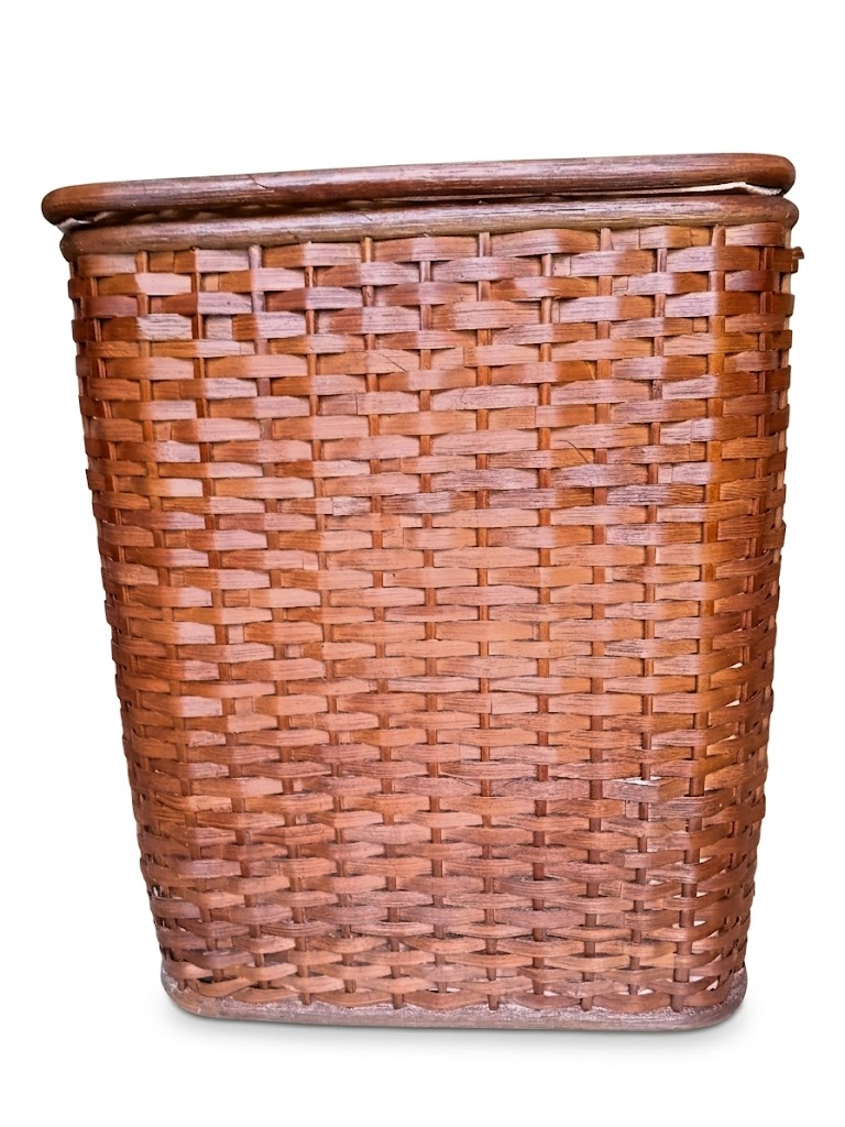 Cesto Portabiancheria in Rattan Cm 45x31x55 H