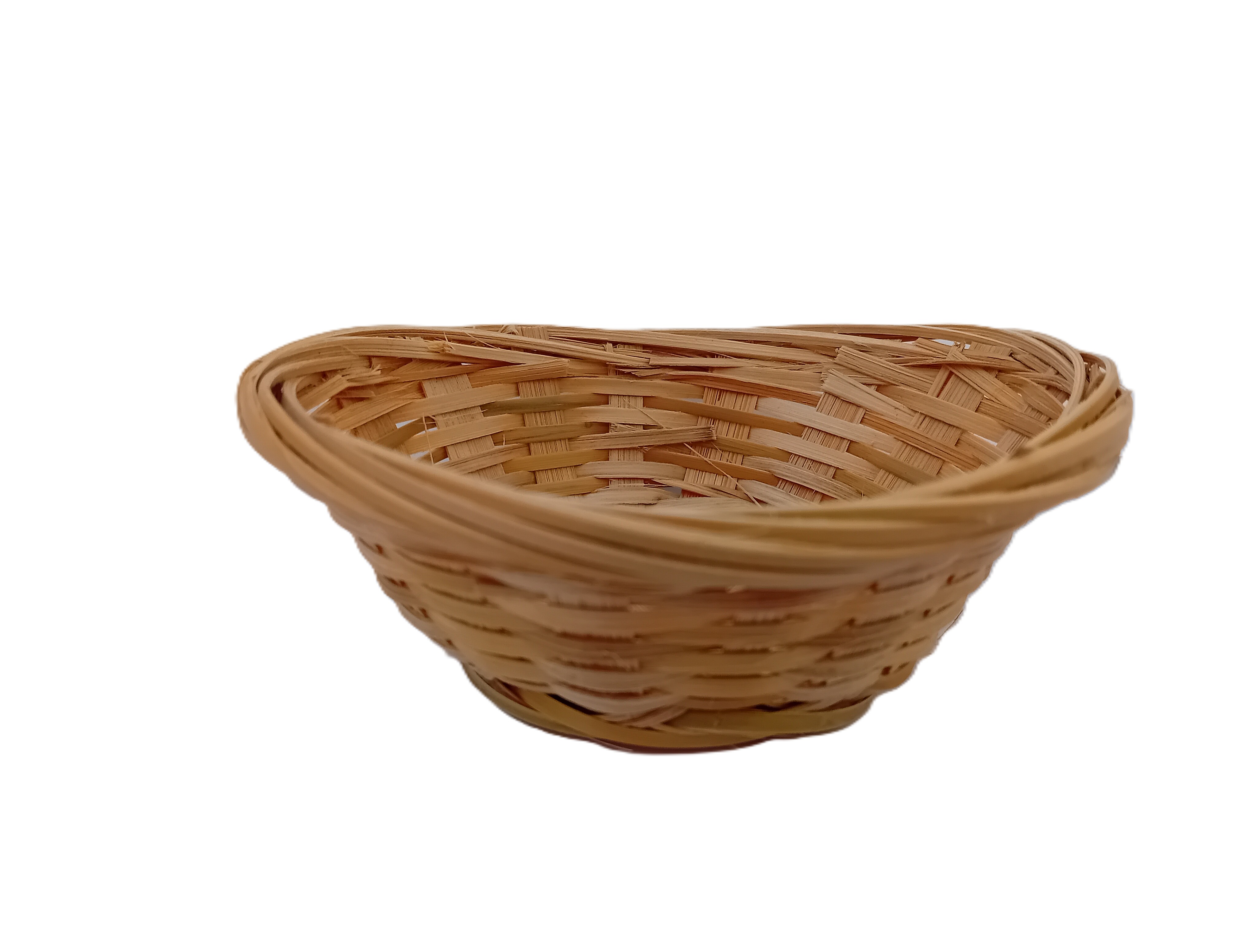 cestino ovale bambu cm 10x8x3,5 H