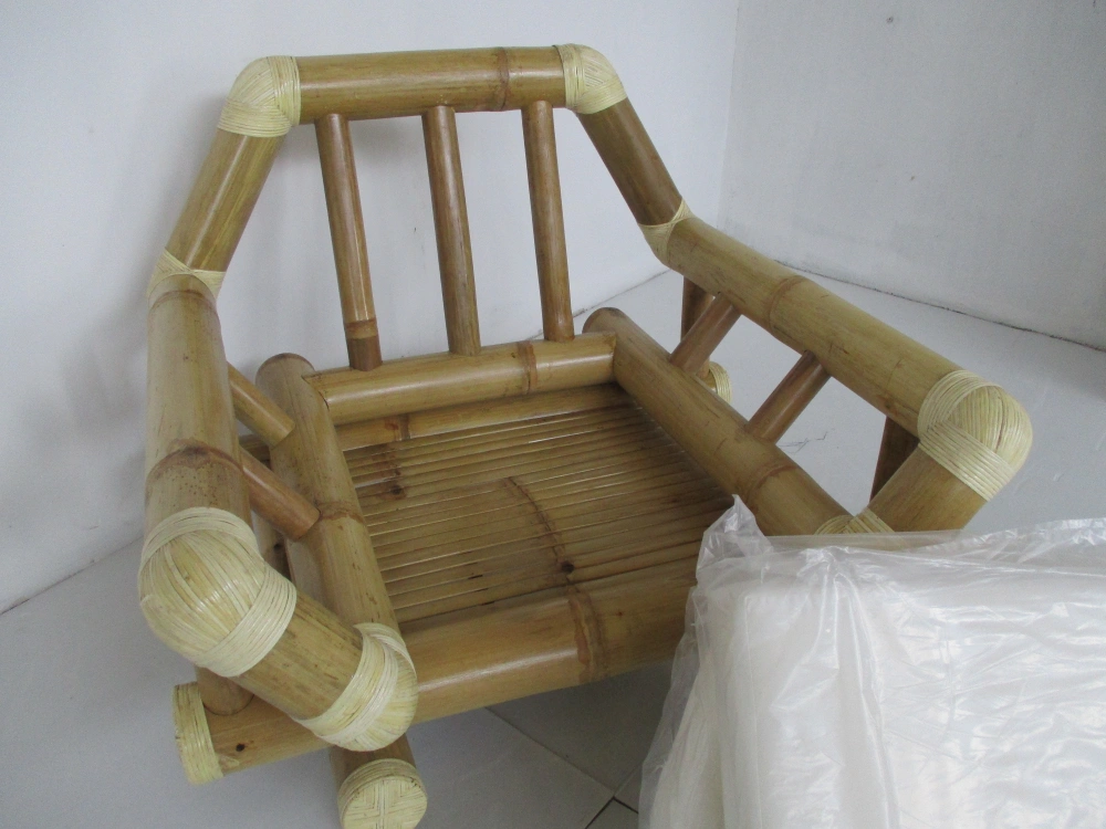 Salotto Mindanao - Set Luxury in Bamboo Canna Grossa (5 Posti) - 4