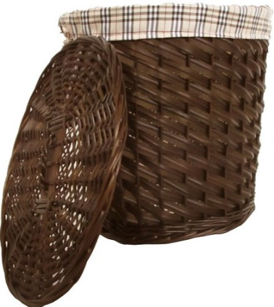 Cesto Porta Biancheria Ovale Cm 47x40x50 H