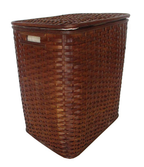 Cesto Portabiancheria in Rattan Cm 50x37x58 H