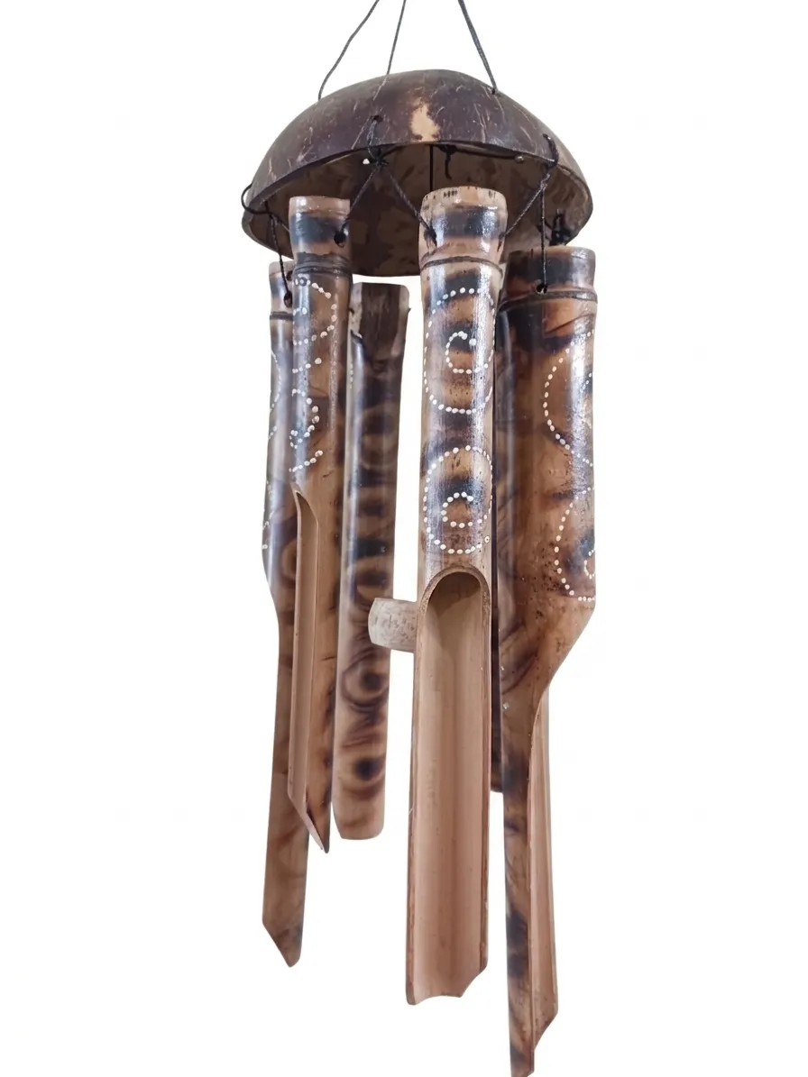 Scacciapensieri in Bamboo "Zen Spirals" – 38 cm - 3