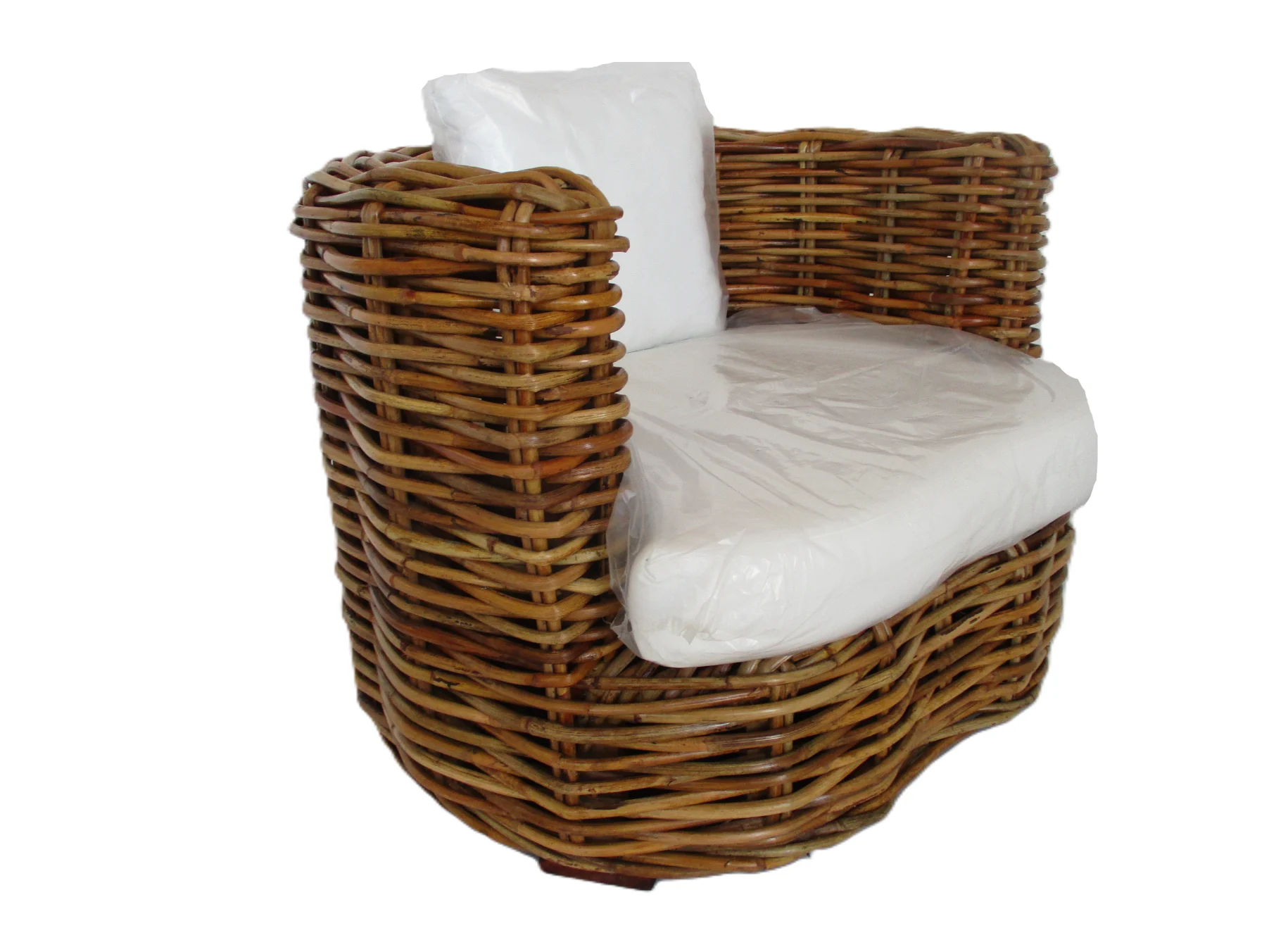 Salotto in fibra naturale Africa – Set Luxury in Rattan CL Pieno - 4