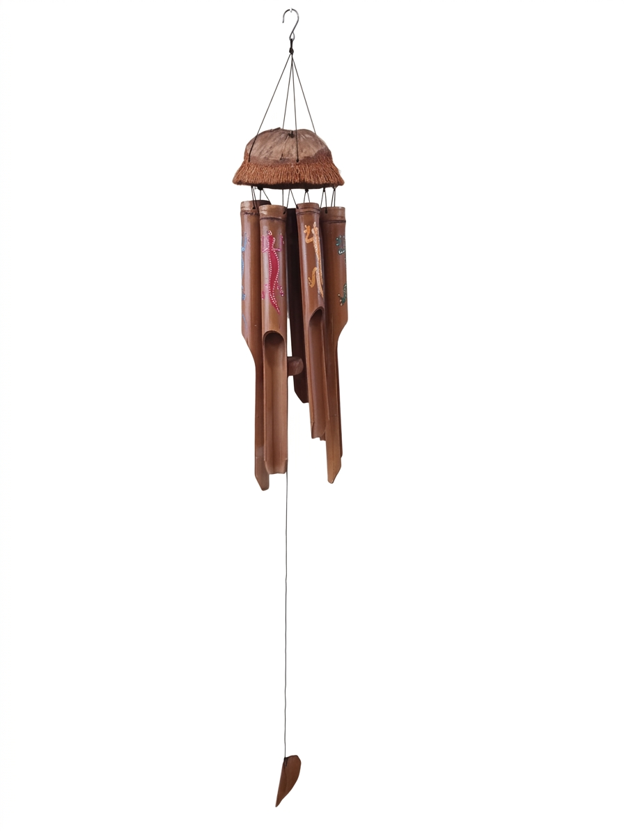 Scaccia Guai in Bamboo "Geco Portafortuna" – 50 cm