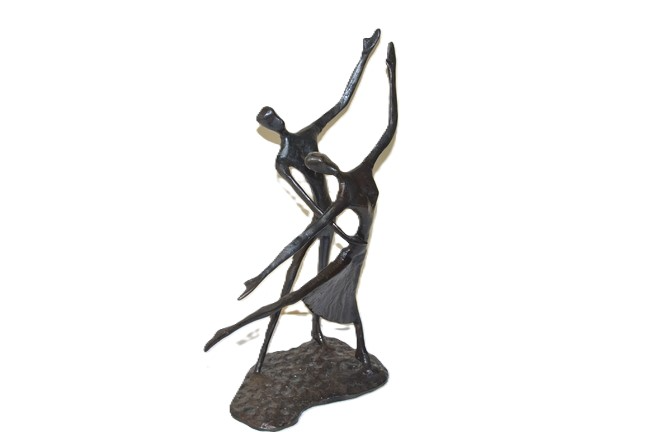 Scultura "I Ballerini" in ferro battuto artigianale