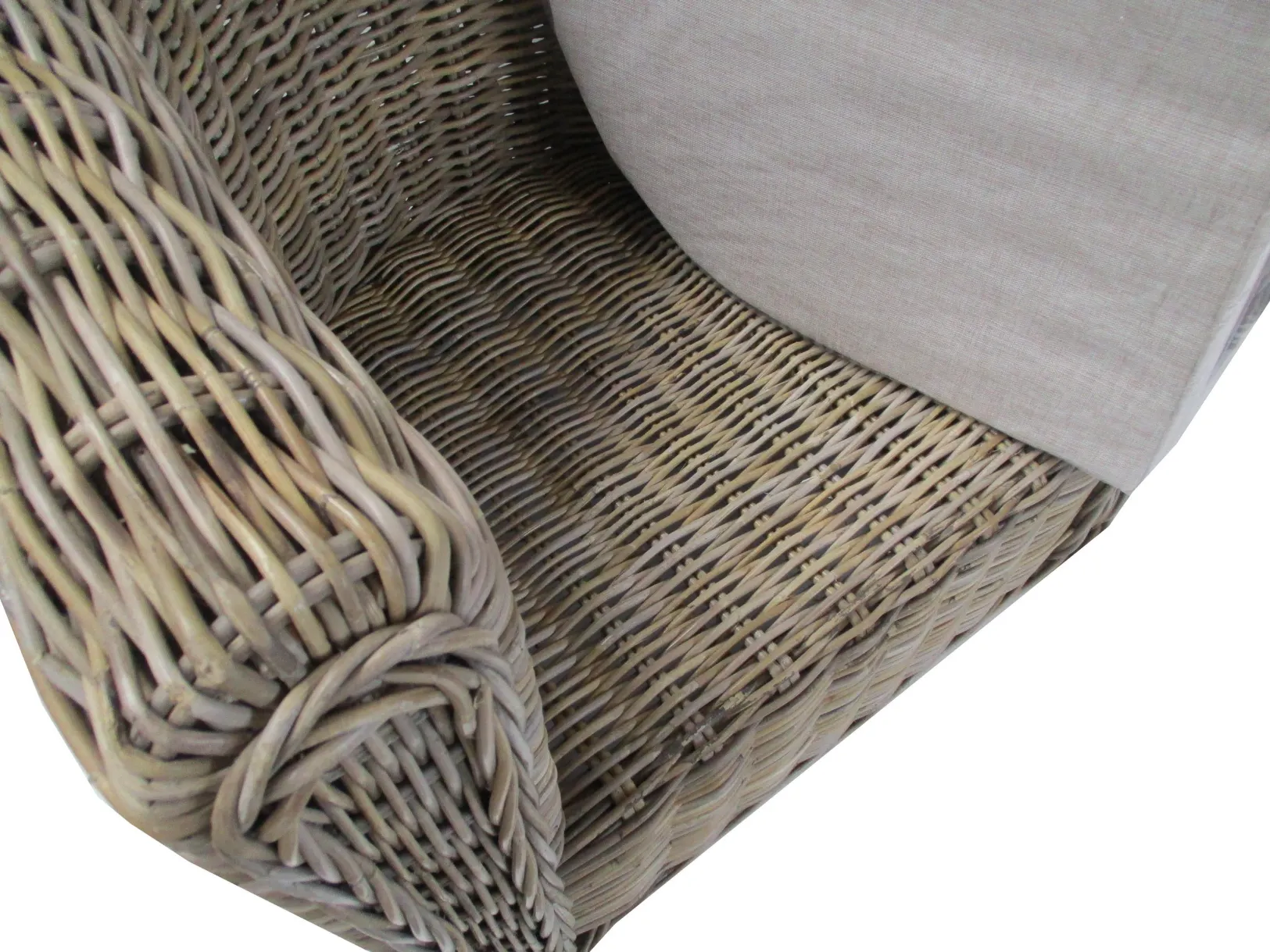 Poltrona in rattan naturale vimini  Tempio - 3