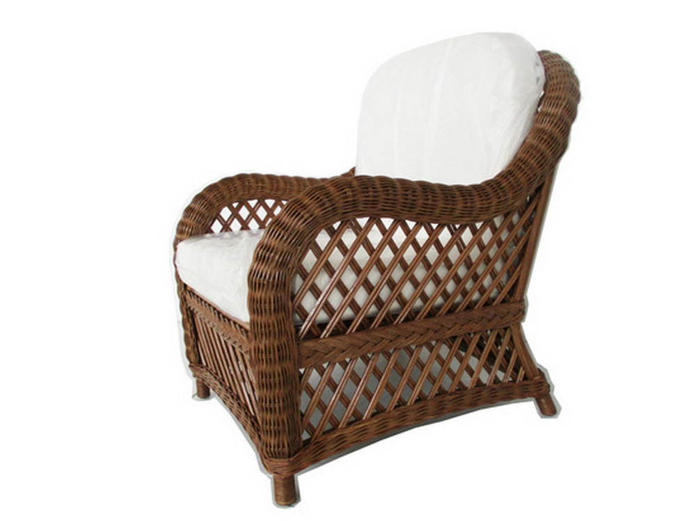 Salotto rattan naturale vimini Crystal Noce 5 posti - 3
