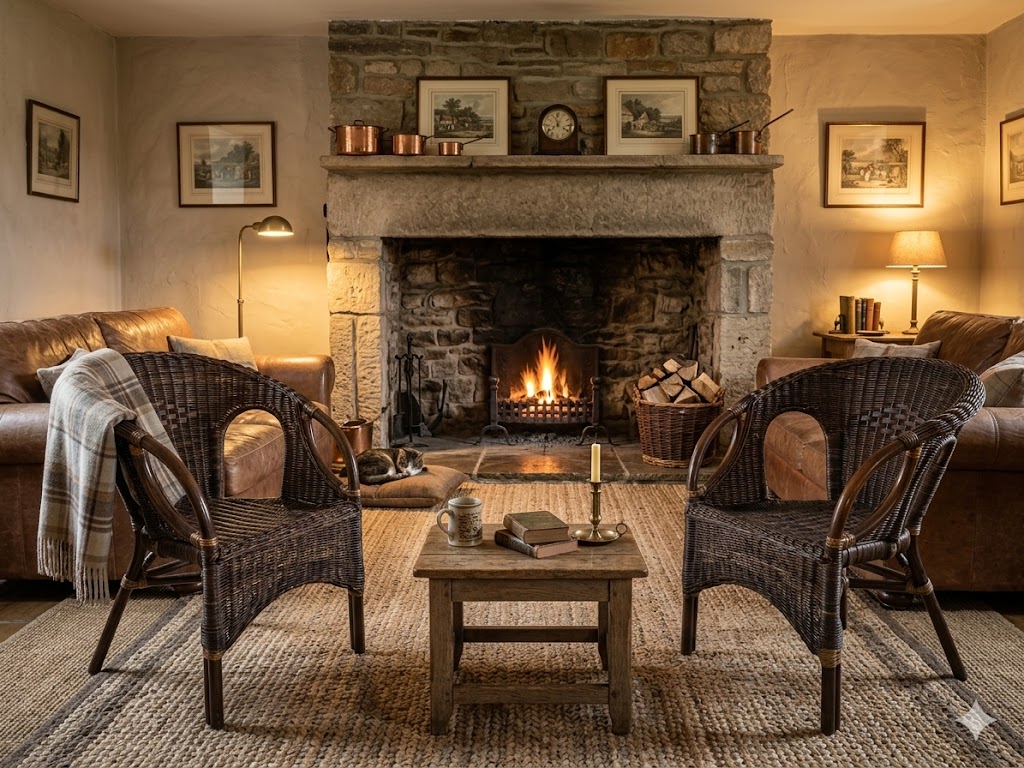 Poltrona Mandolino Noce