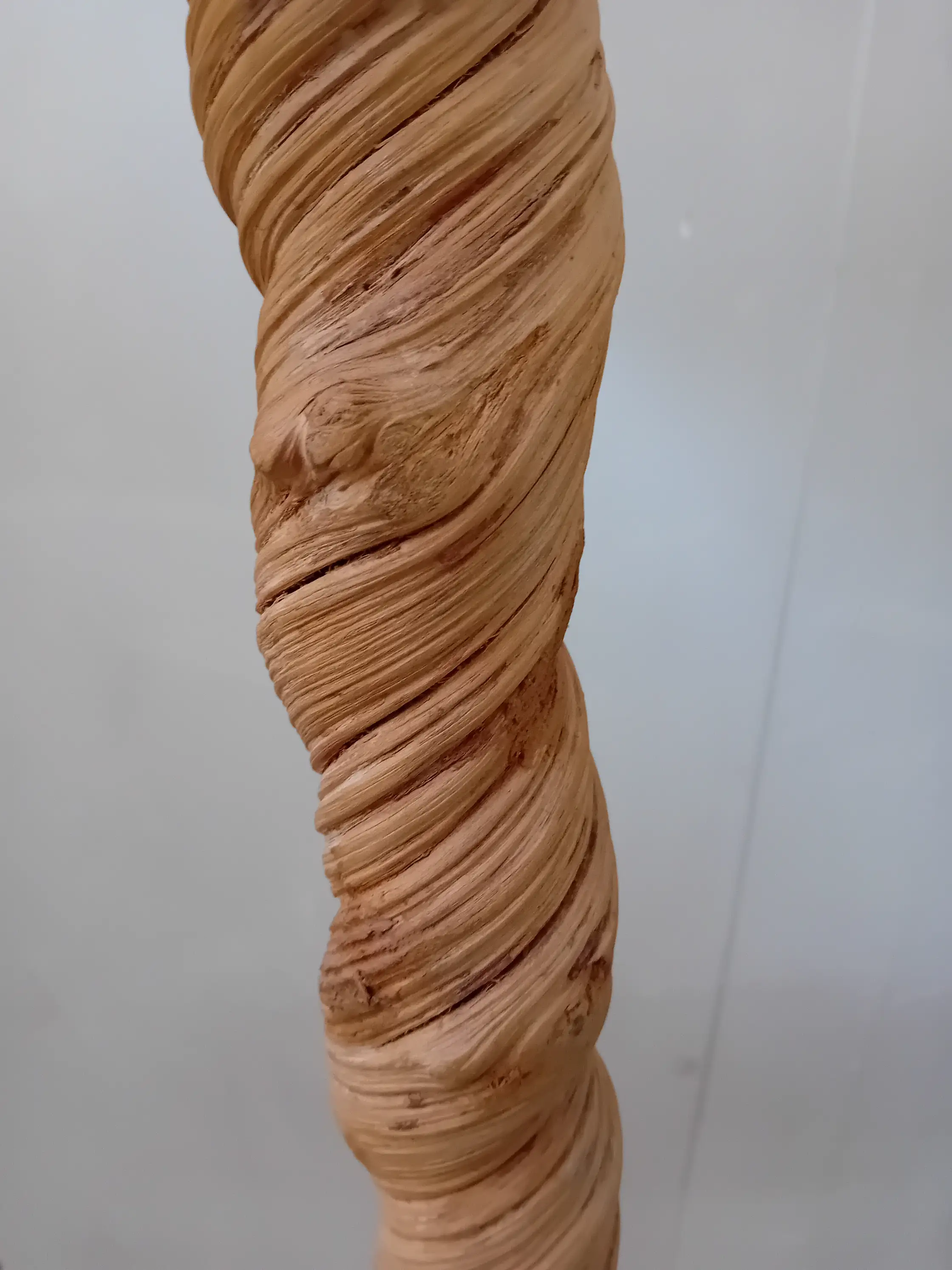 Lampada da Terra in Rattan Naturale H190 cm - 4