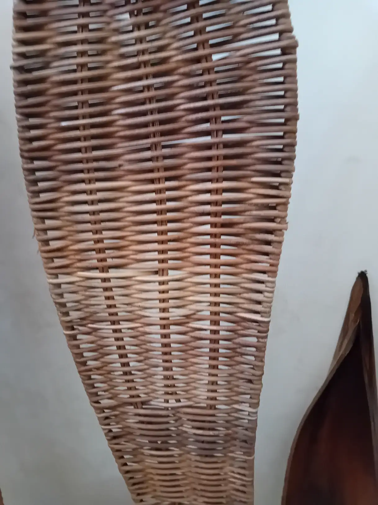 Lampada Paravento in Rattan e Metallo 100x200 cm - 3