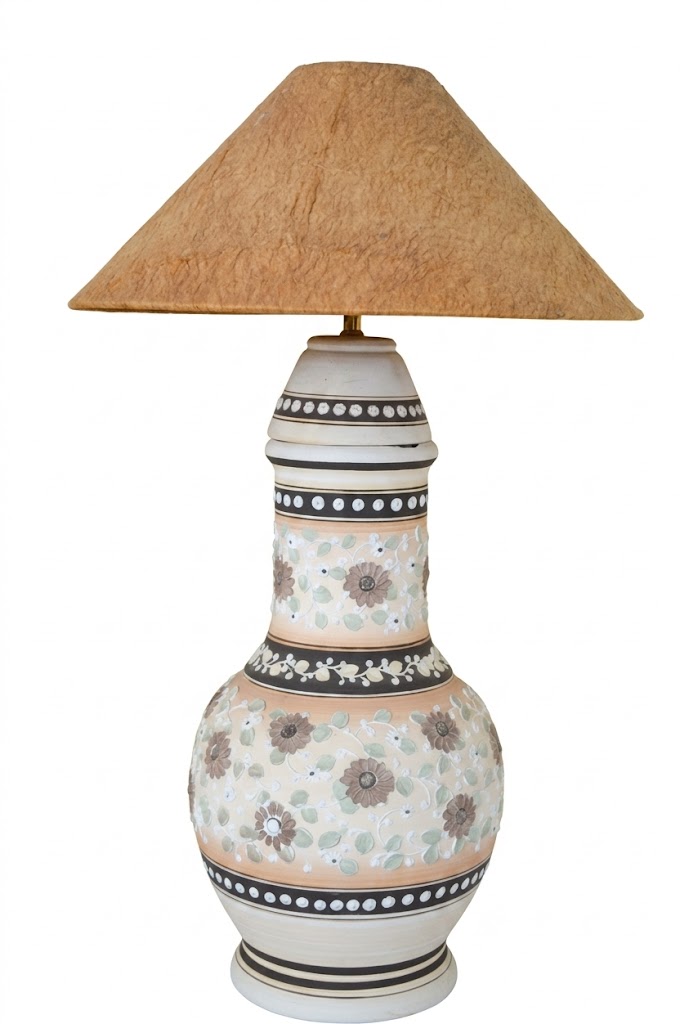 lampada da tavolo in terra cotta 1
