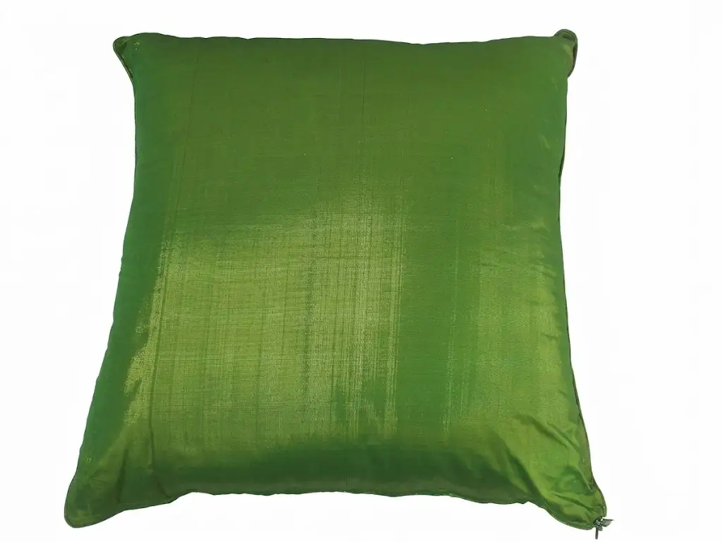 Cuscino Arredo Verde Smeraldo Cangiante in Cotone 70x70 cm
