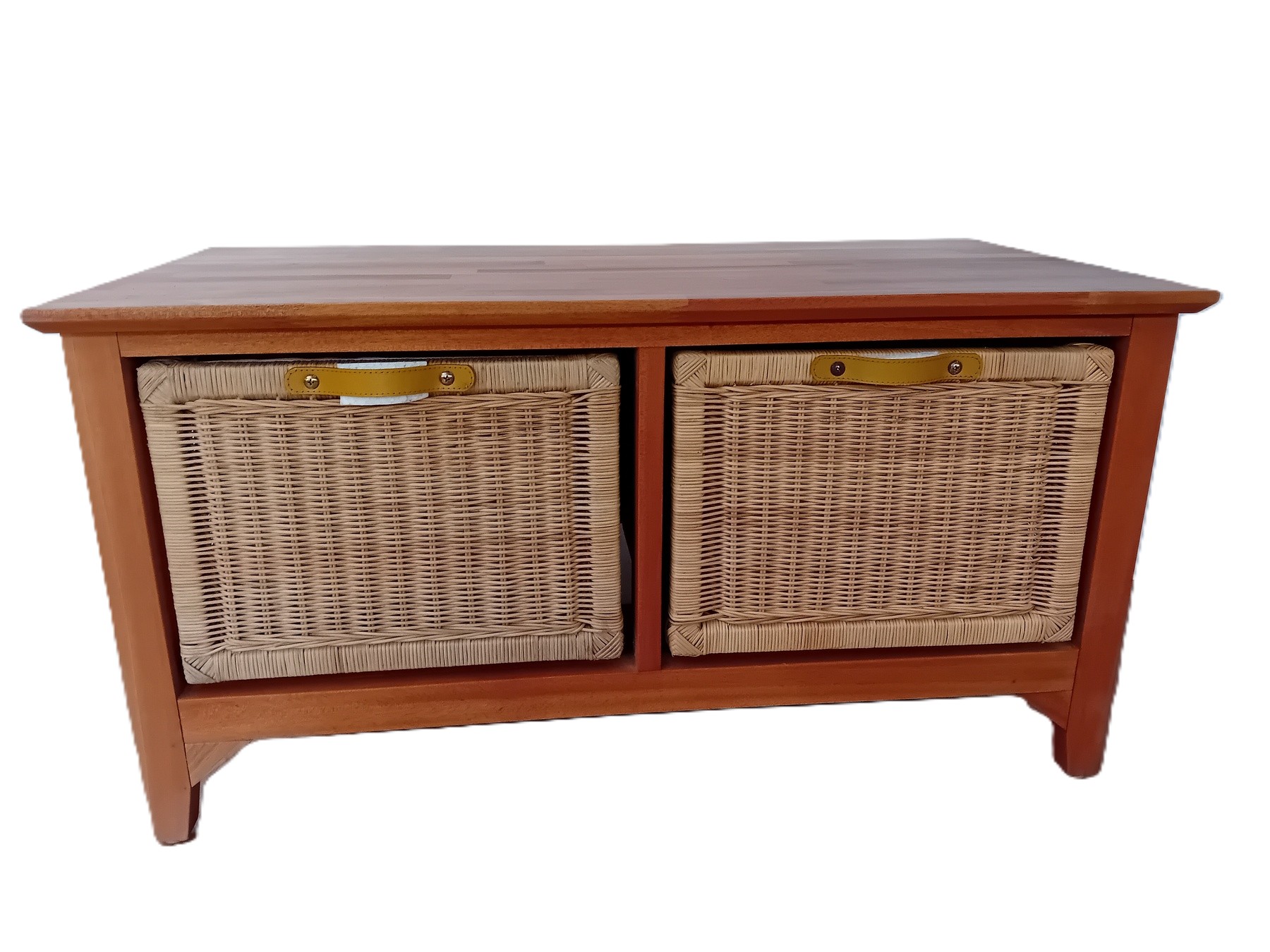 cassettiera midollino magano 2 cassetti