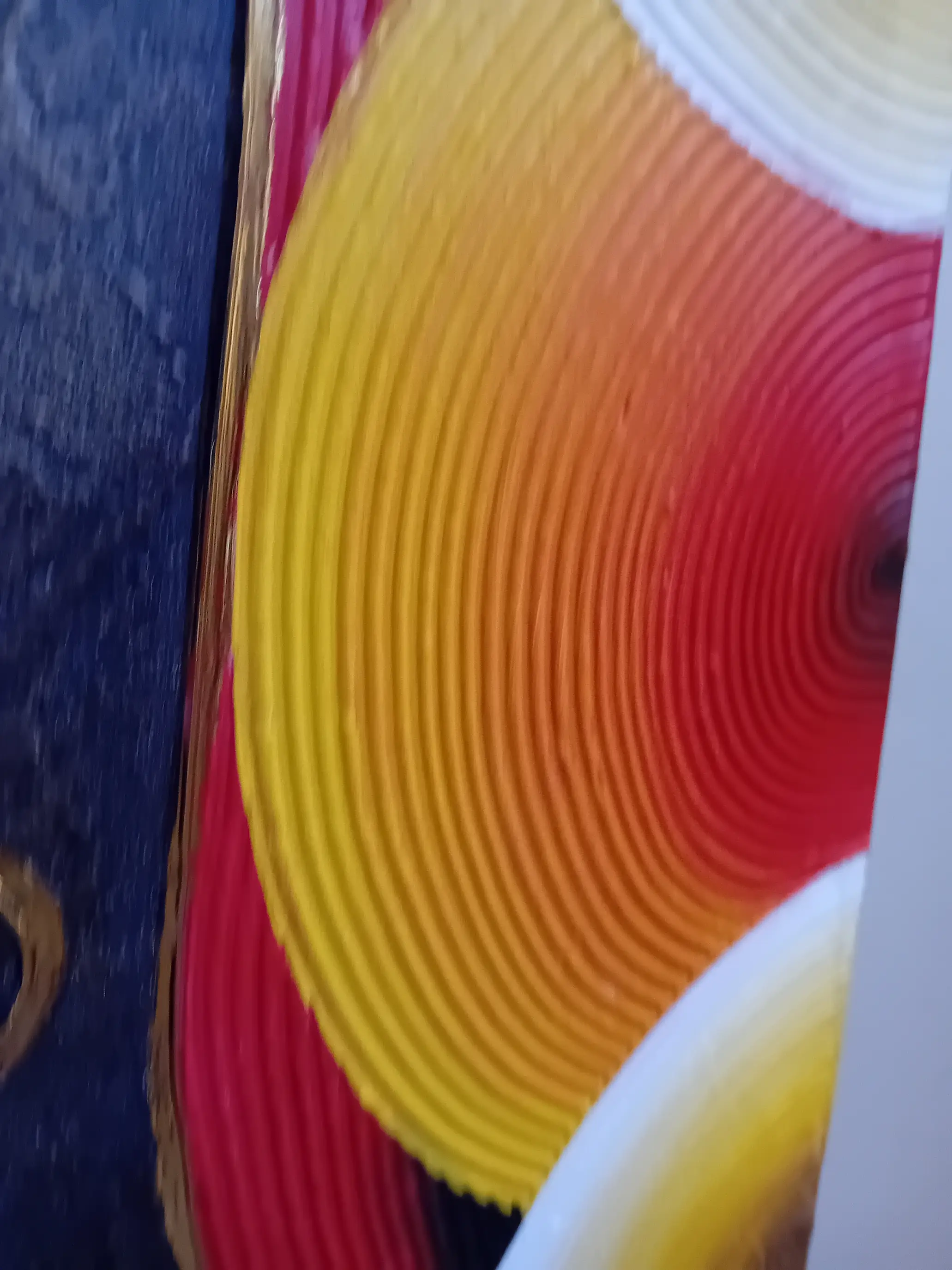Quadro Batik Materico in Rilievo – "Il Custode del Sole" (120x44,5 cm) - 4