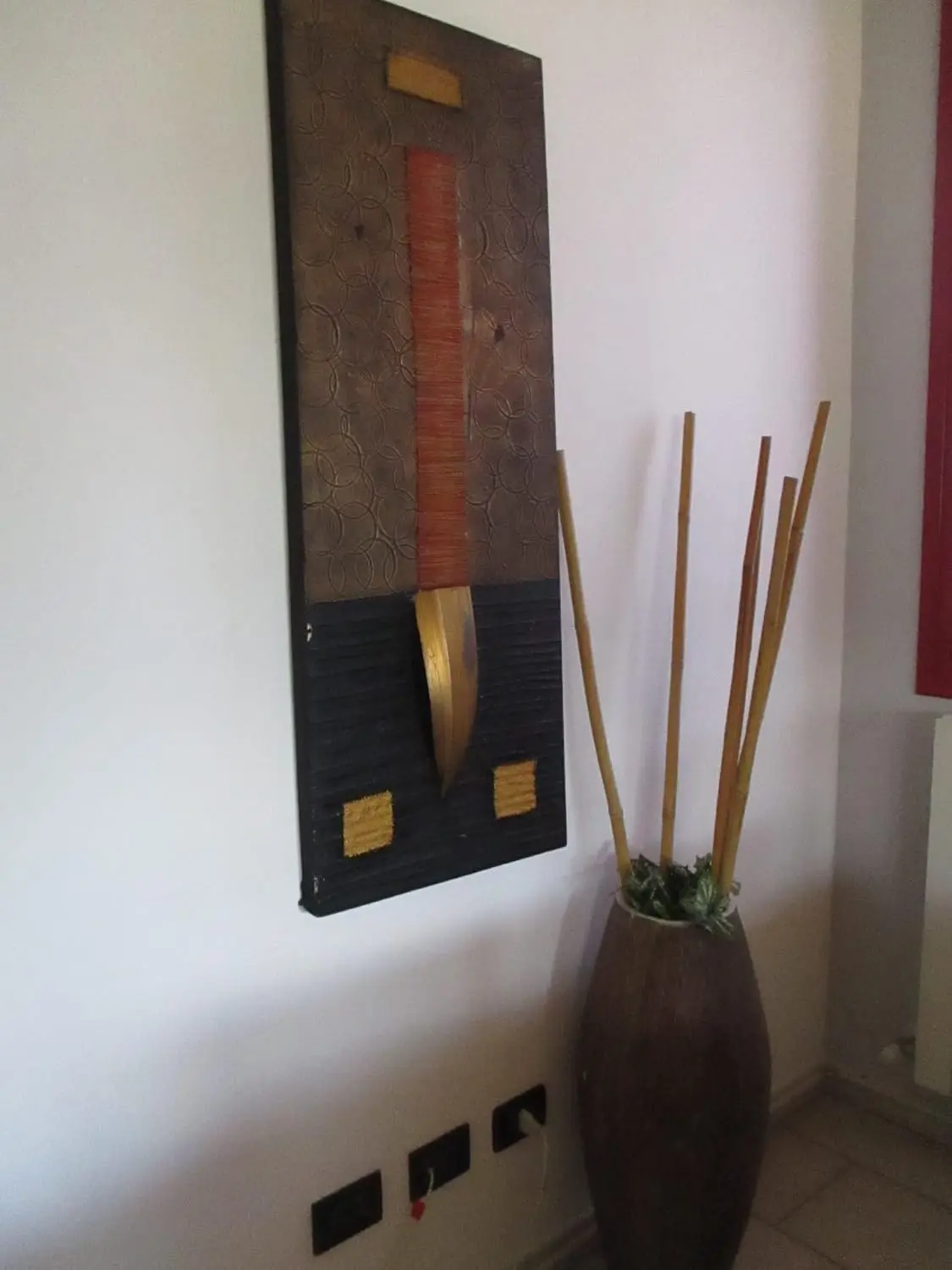 Quadro Etnico Moderno Bali – Pannello Materico "Anima di Bali" 120x45 cm