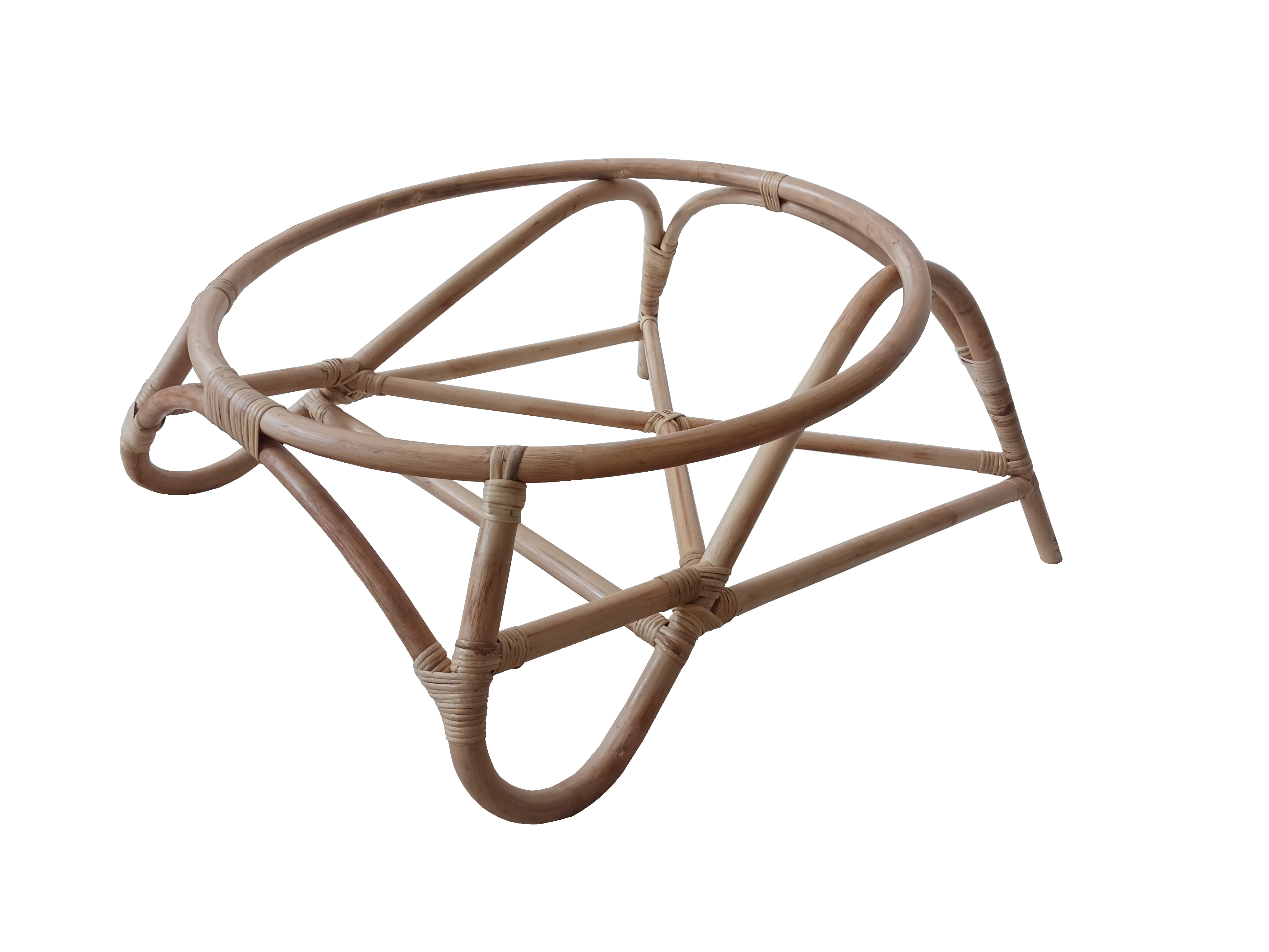 Poltrona  in rattan naturale vimini Papasan Tartaruga - 4