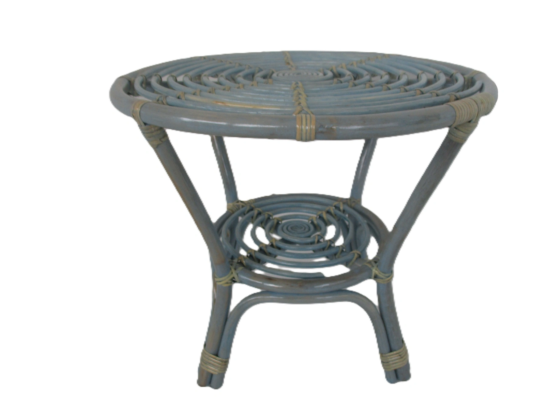 Salotto rattan naturale vimini  Bahama Azzurro - 4