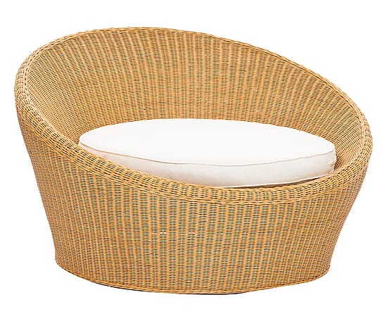 Poltrona in rattan naturale Honey Moon - in Rattan Pulut